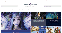 Desktop Screenshot of moondragoncards.com